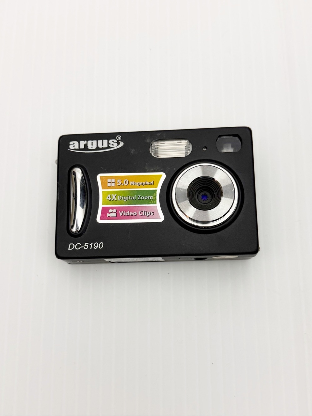 Argus DC-5190 Black 5MP 4x Zoom Digital Camera AS IS